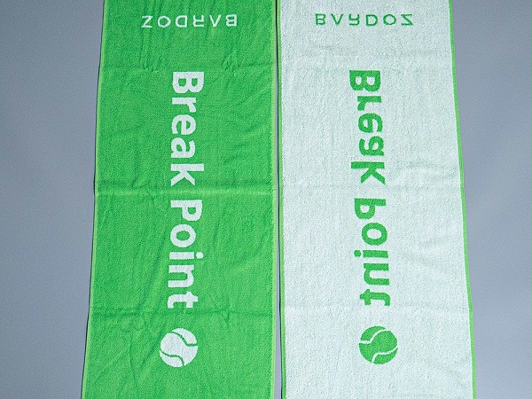 色织提花运动毛巾